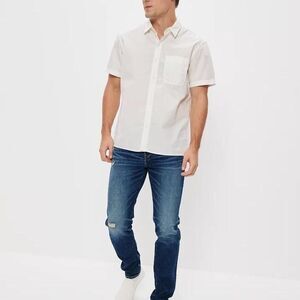 American Eagle AirFlex+ Distressed Athletic Fit Jeans | Size 33x30